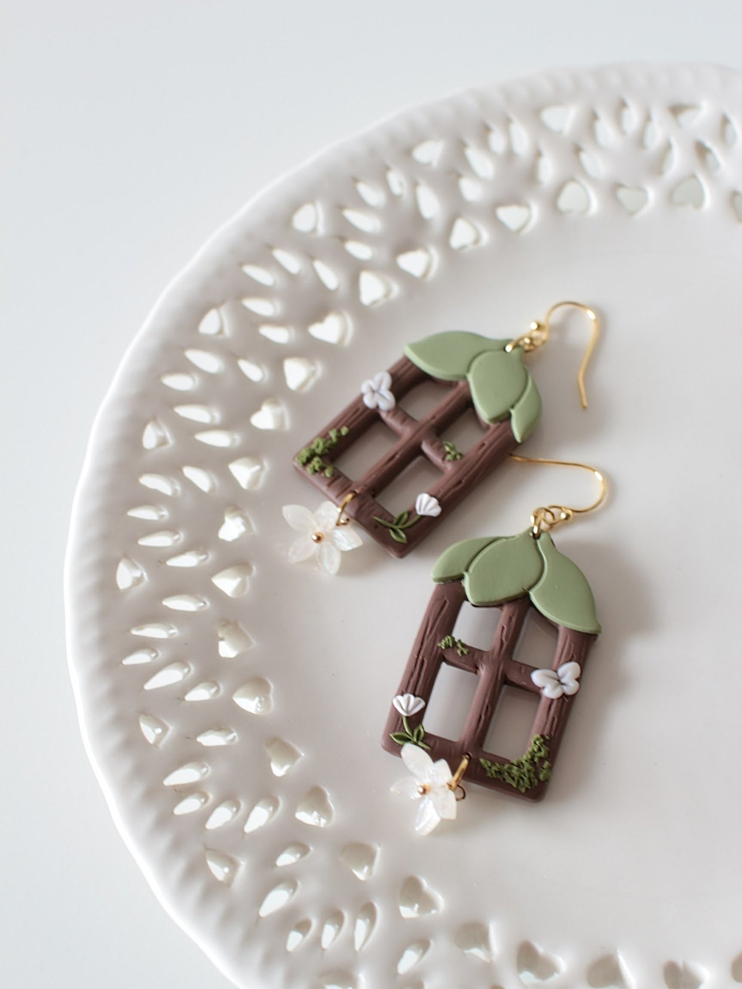 Petal Panes - Cottagecore Earrings