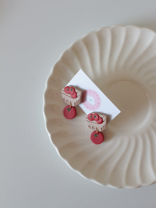 Tomato Toss - Ren Fair Earrings