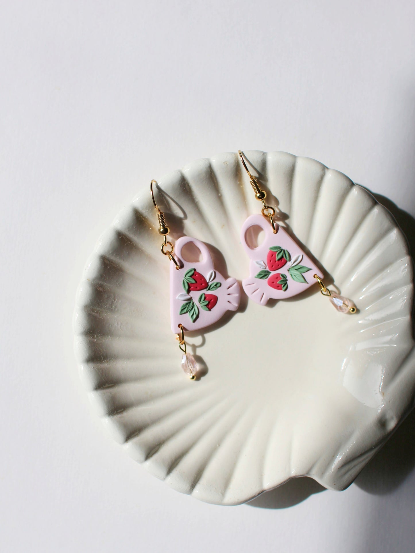 Dainty Teacup Earrings