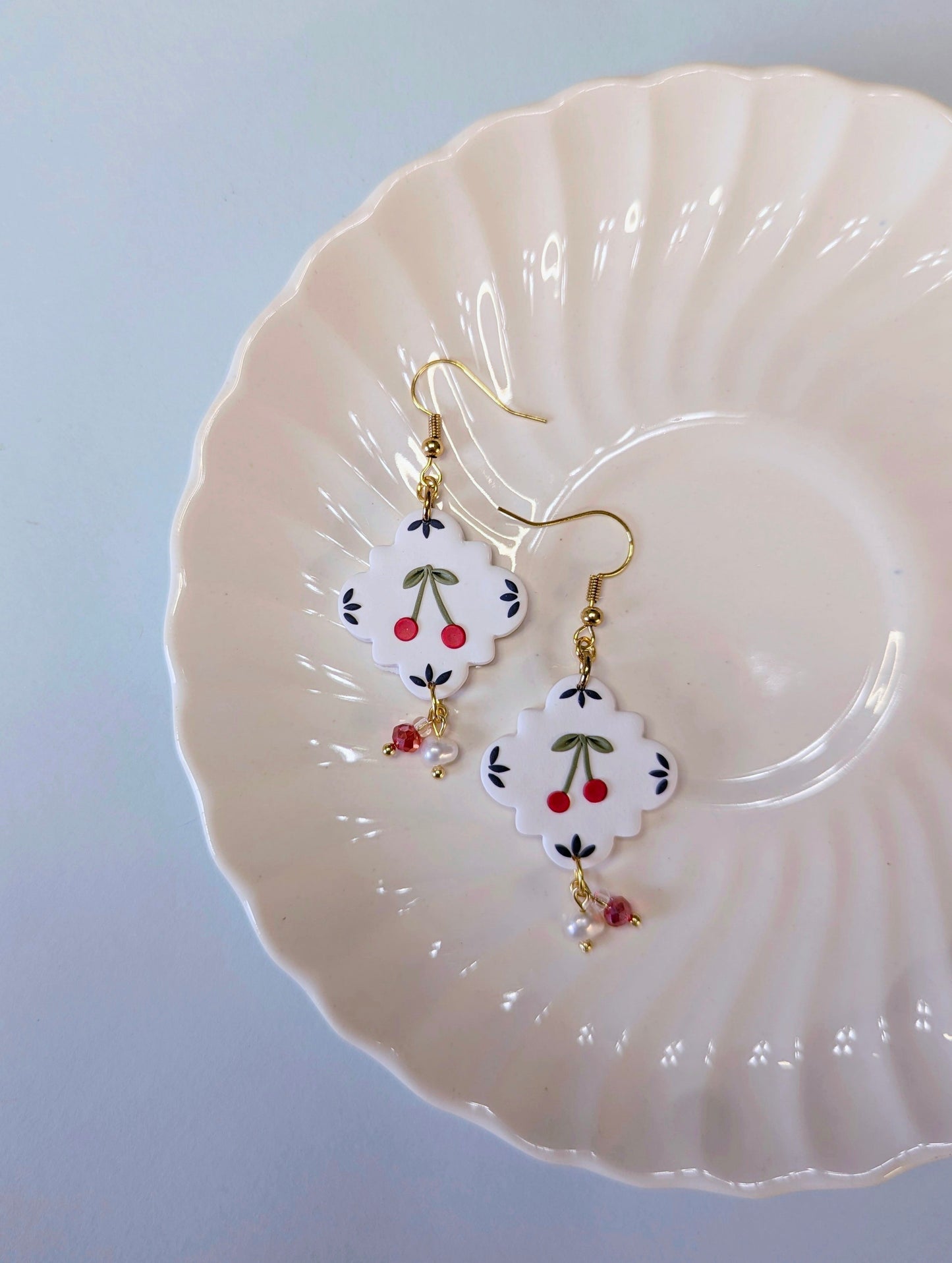 Fruit Tiles - Fruit Droplet Earrings