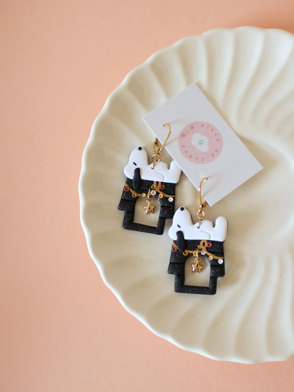 Festive Fall Pups - Statement Fall Earrings