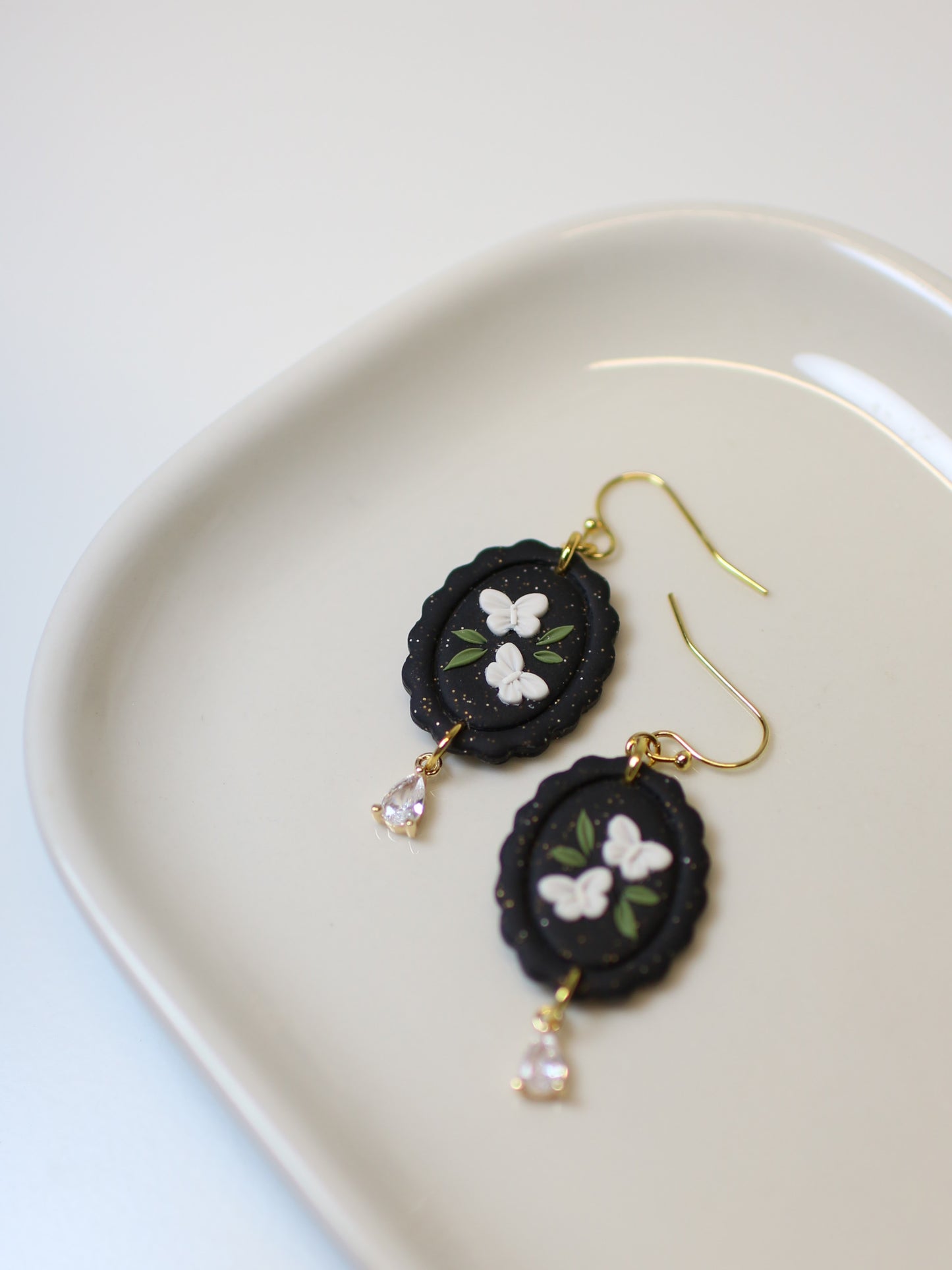 Shimmering Moths - Forestcore Earrings