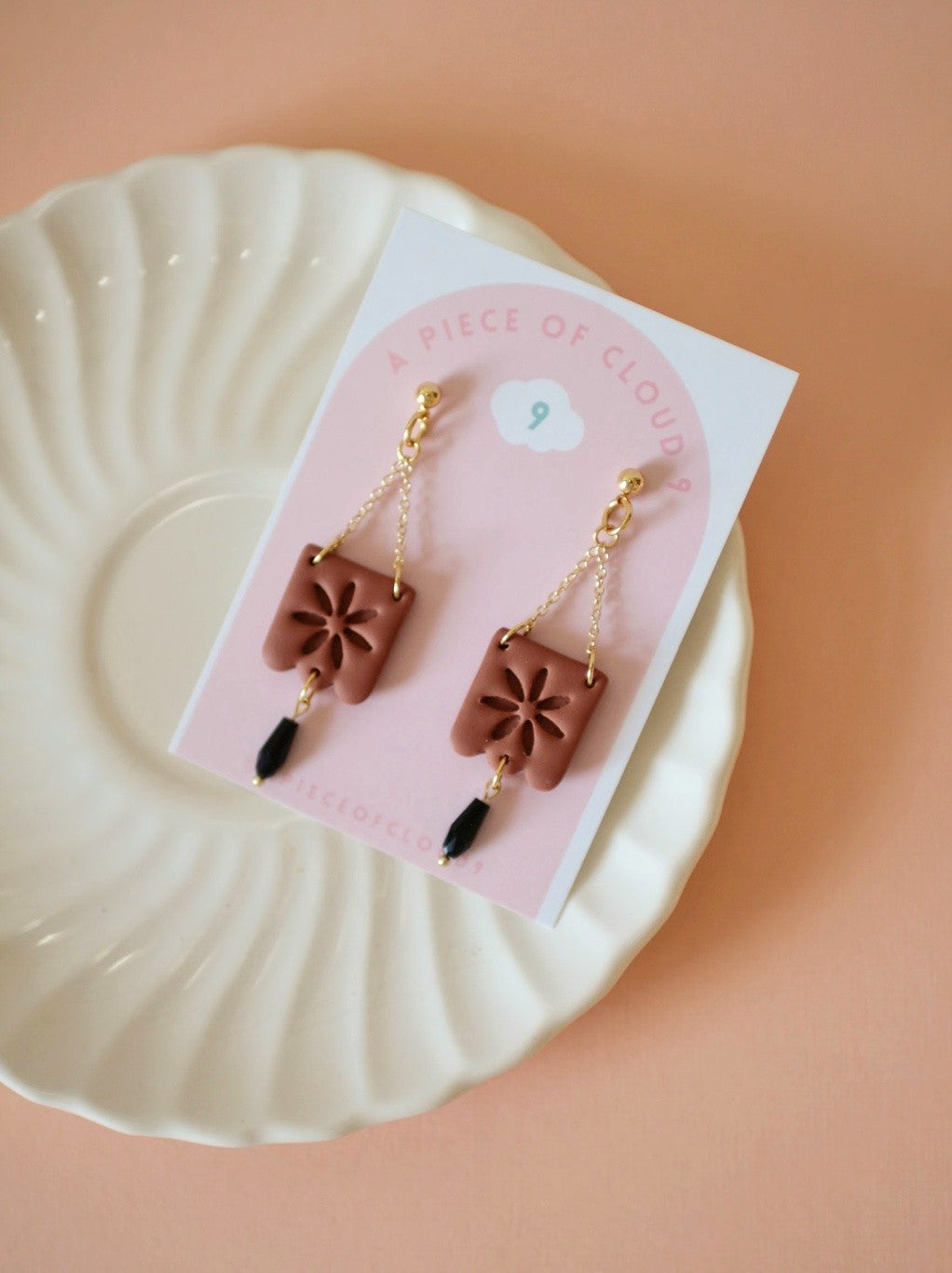 Canela Droplets - Statement Earrings
