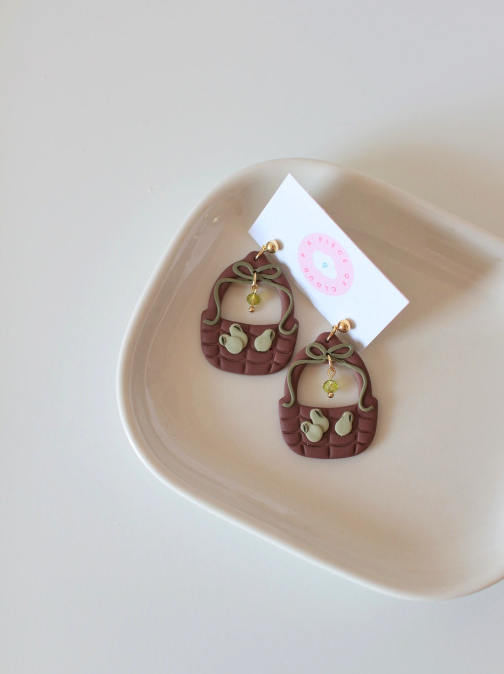 Fruit Harvest (Pears) - Statement Earrings