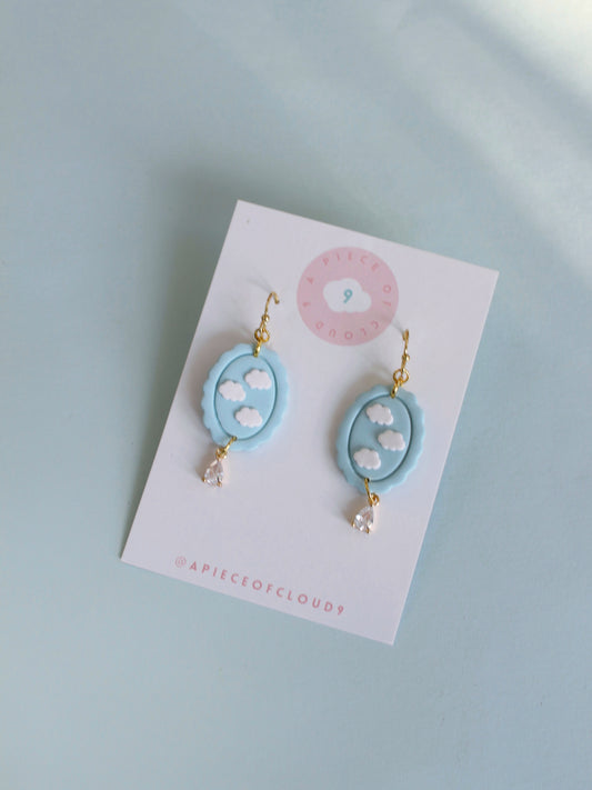 Blue Skies - Cloud Earrings
