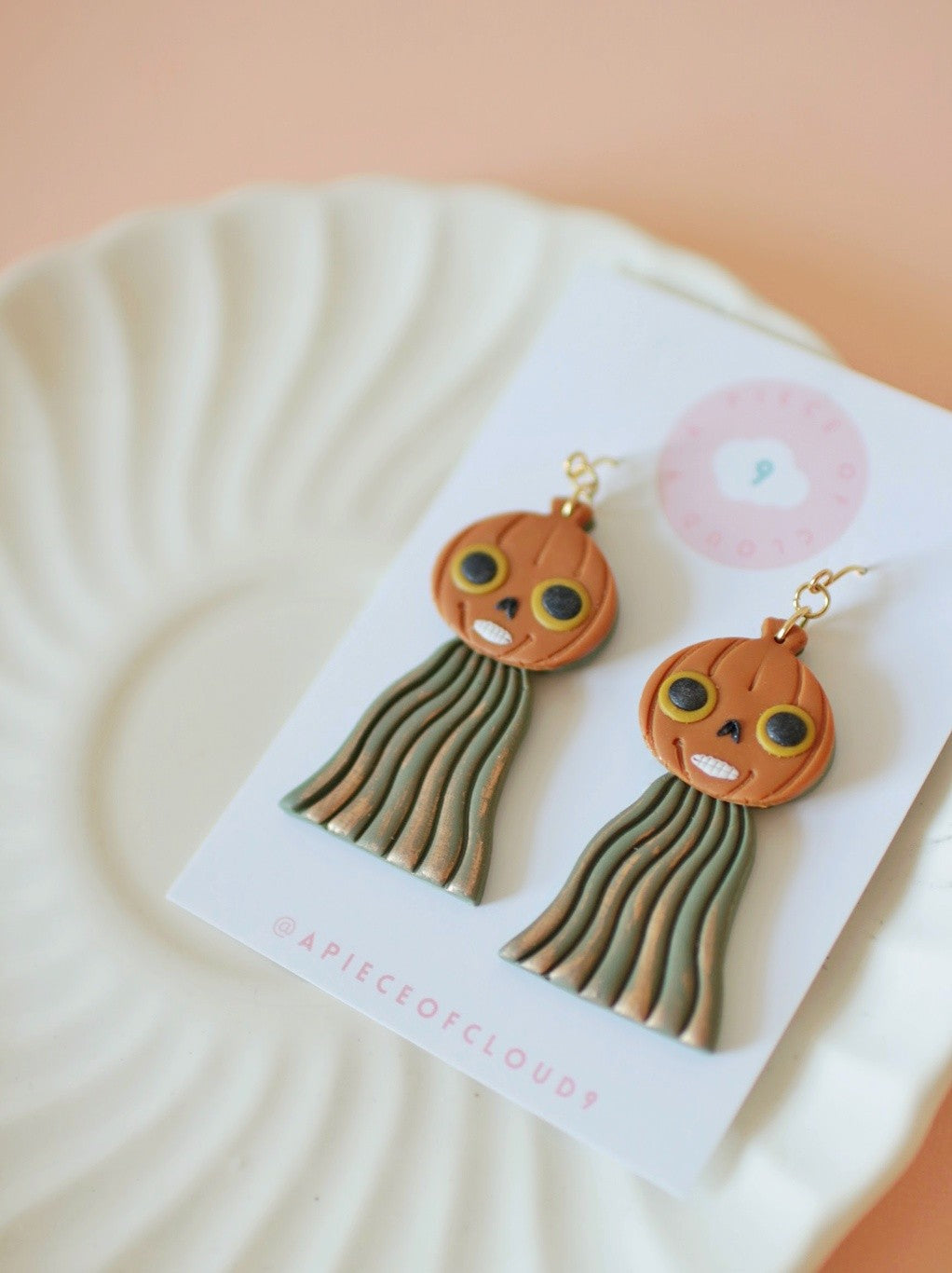 Pumpkin Head - OTGW Inspired Earrings
