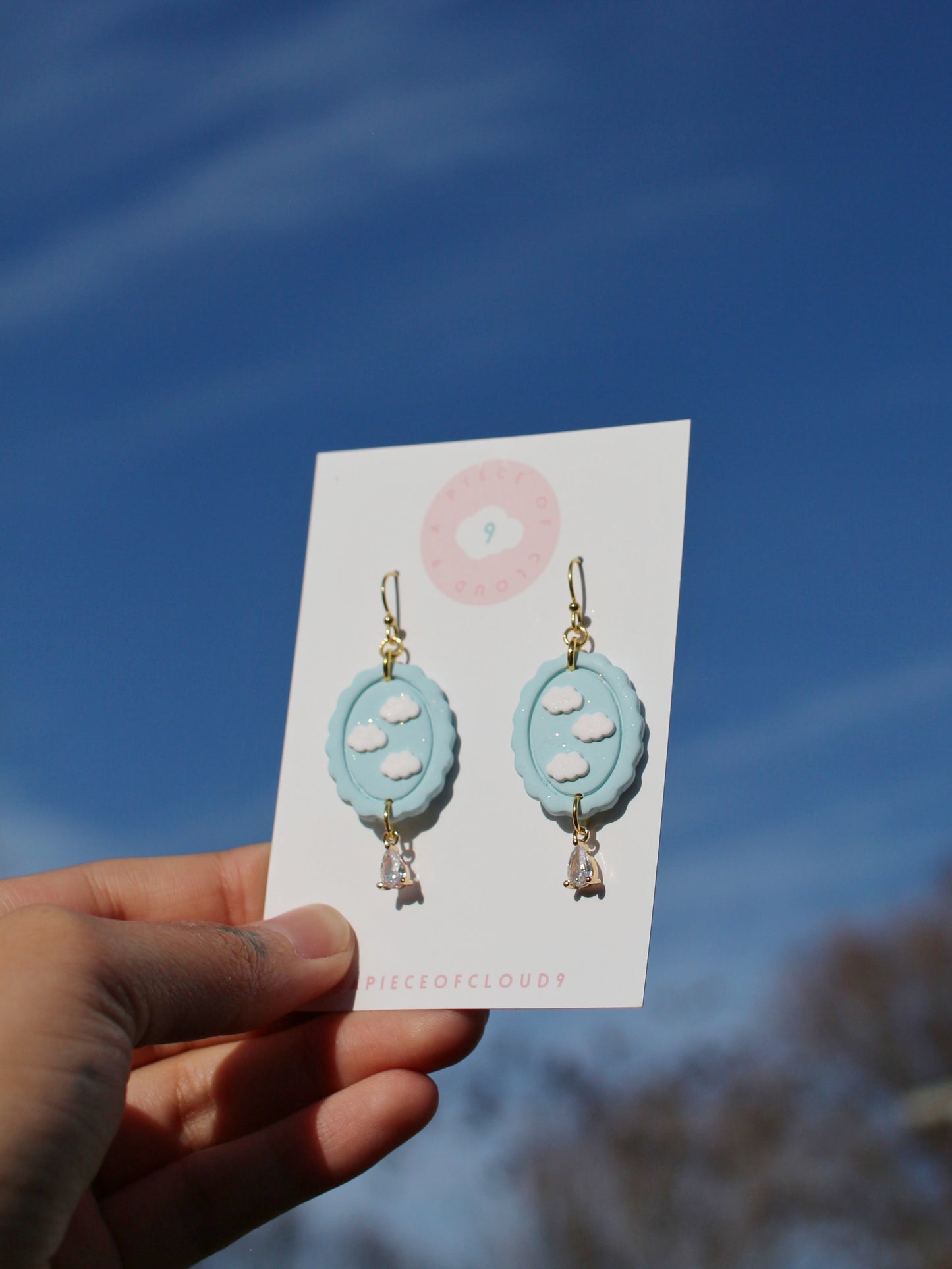 Blue Skies - Cloud Earrings