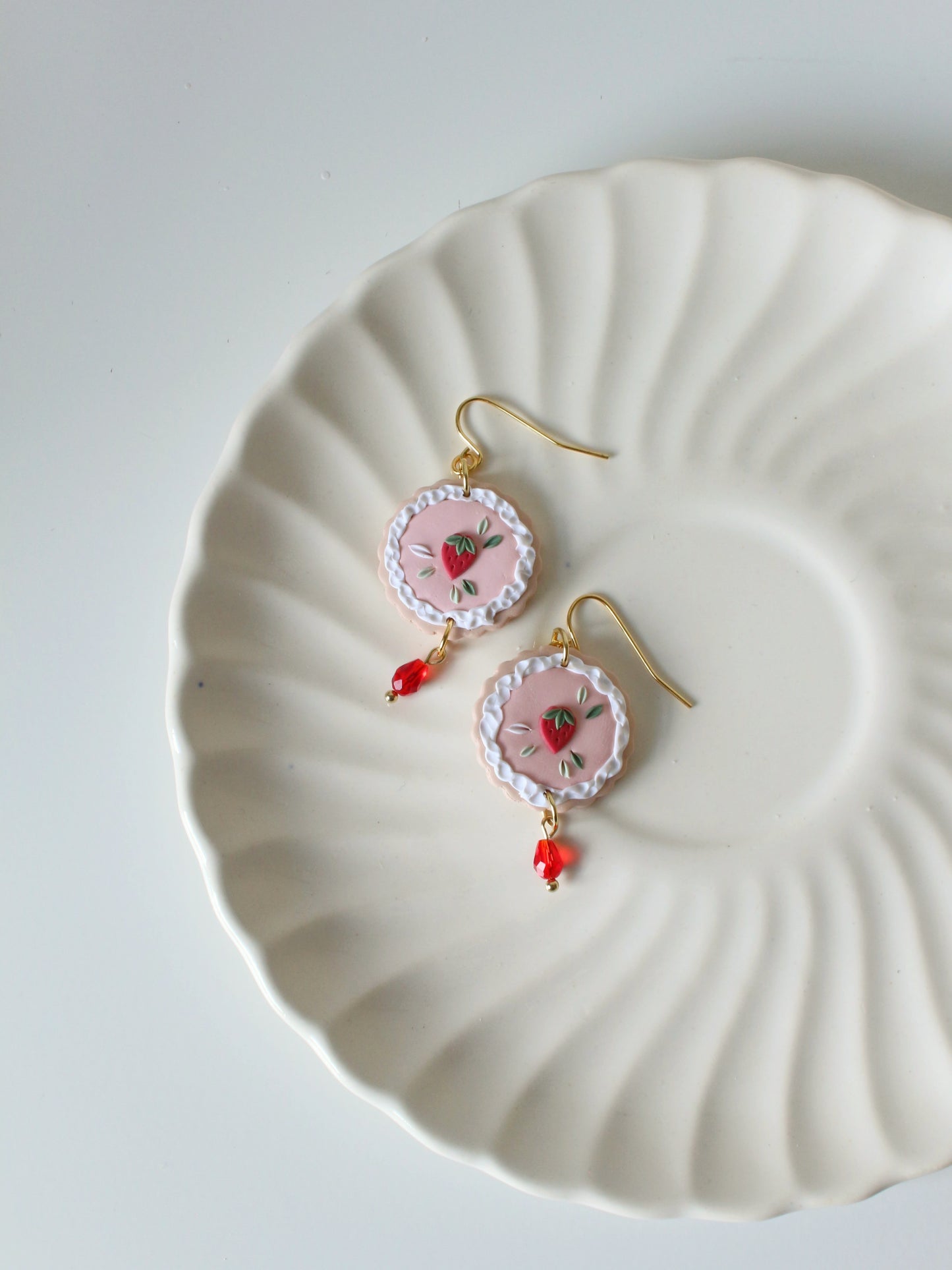 Strawberry Tart Earrings