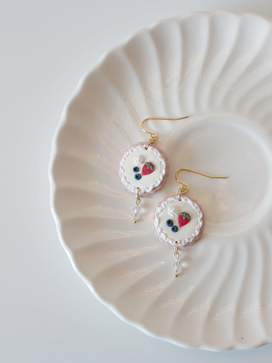 Fruit Tarts - Dessert Earrings