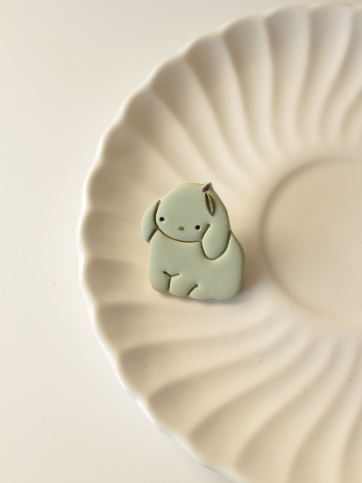 Pear Bunny Pin