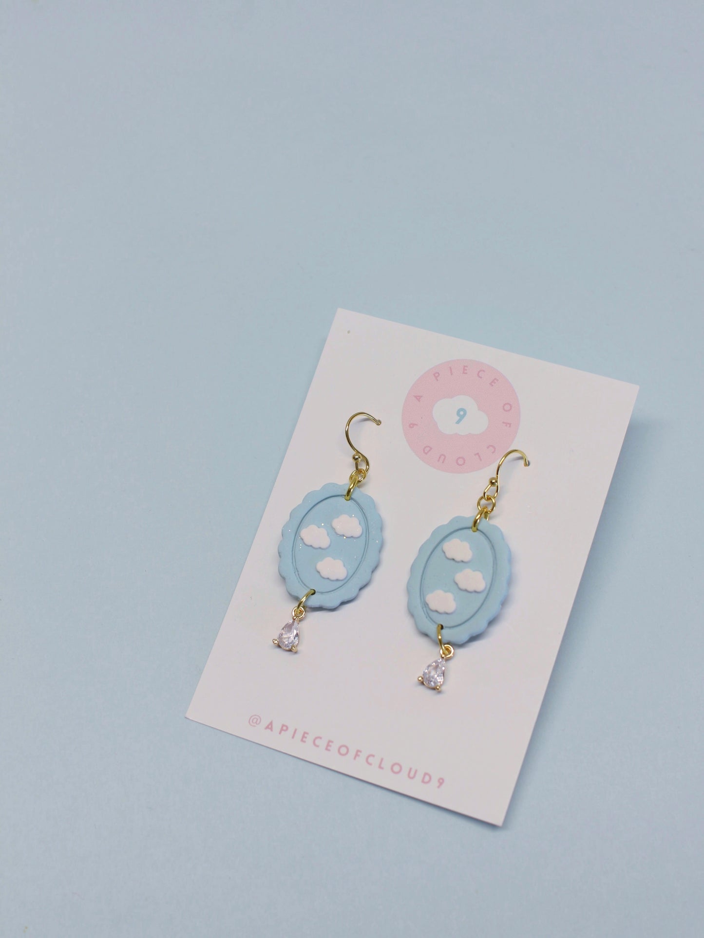 Blue Skies - Cloud Earrings