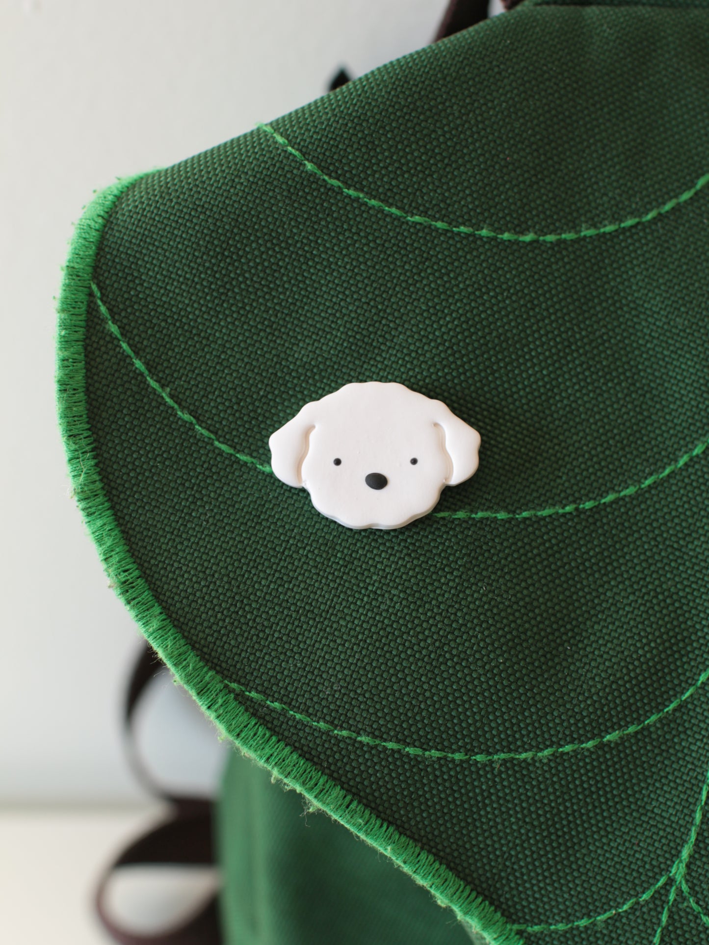 Coco - White Oodle Pin