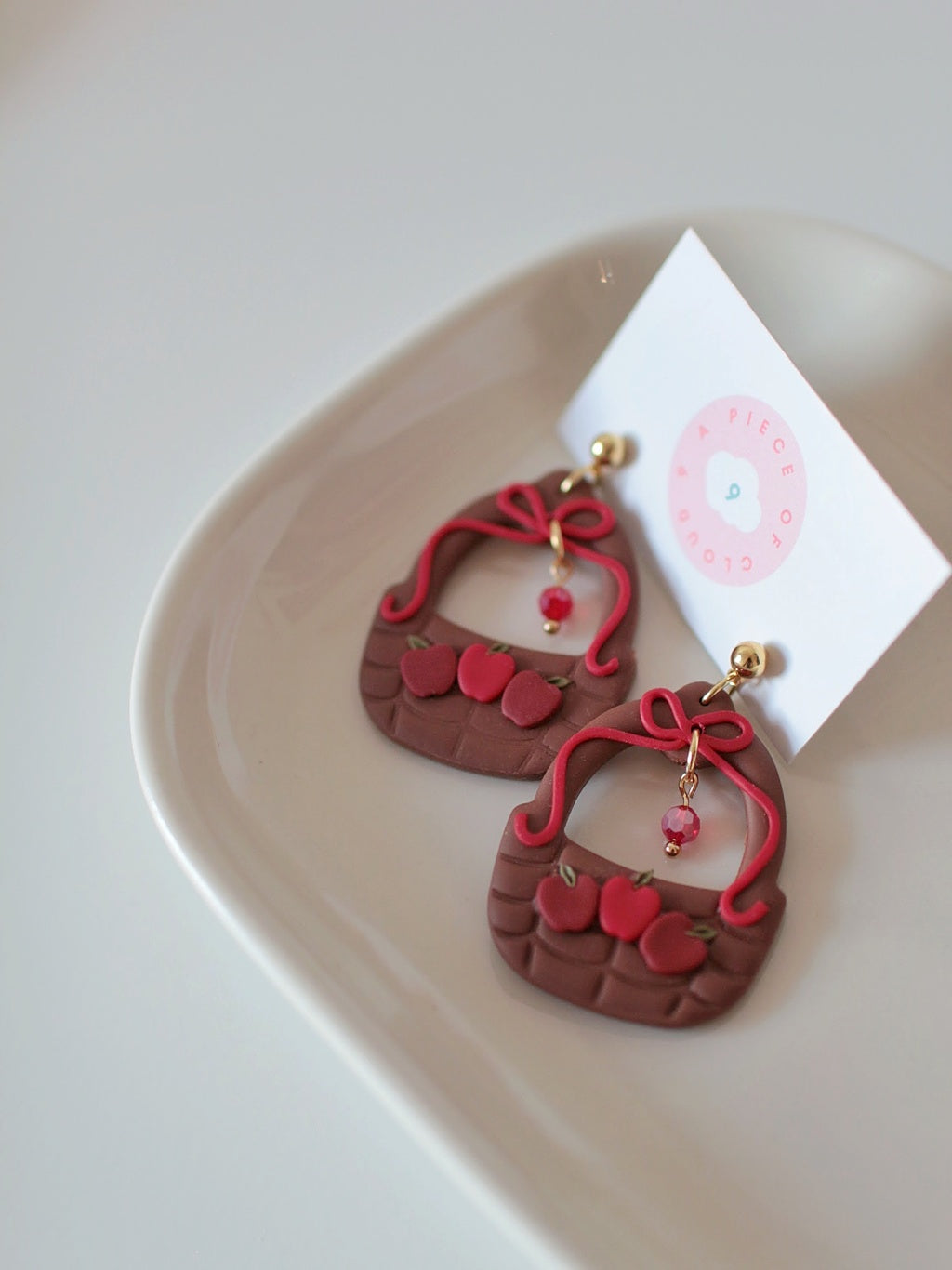 Fruit Harvest (Apples) - Statement Earrings