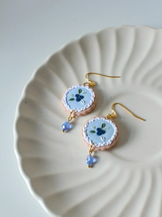 Blueberry Tart Earrings