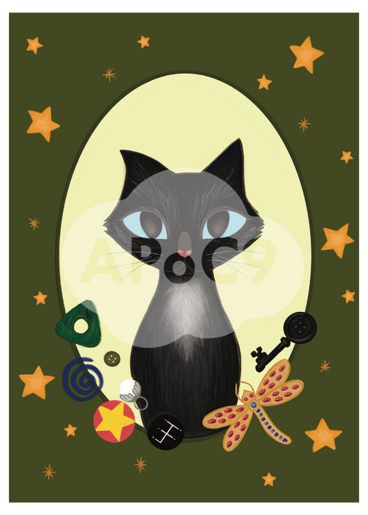 Wuss Puss - 5x7 Art Print