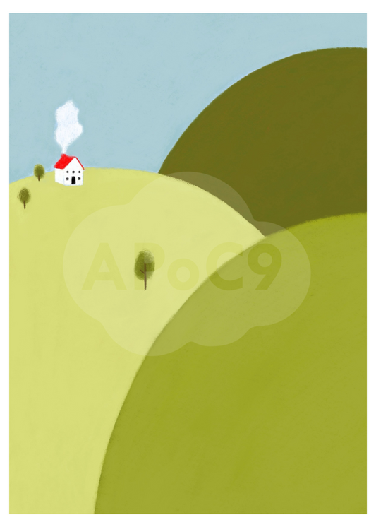 Casita en lo Alto - 5x7 Art Print