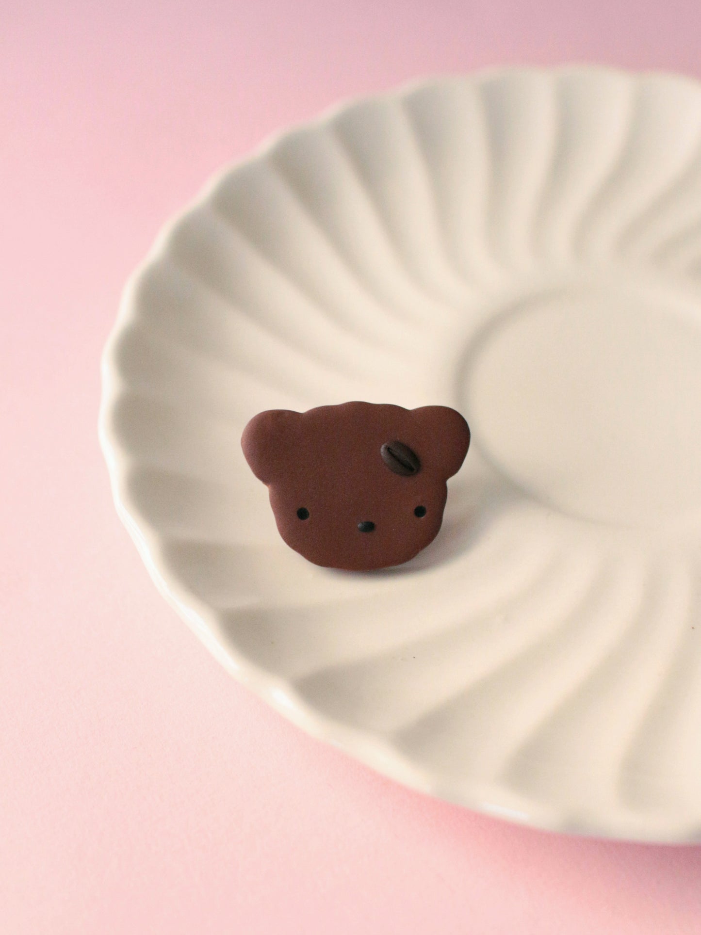 Espresso Bear Pin