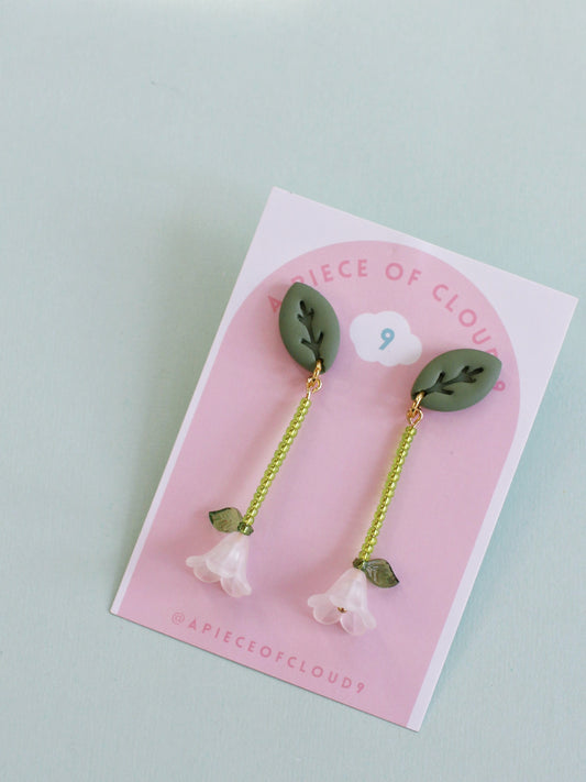 Tulip Garden - Droplet Tulip Earrings