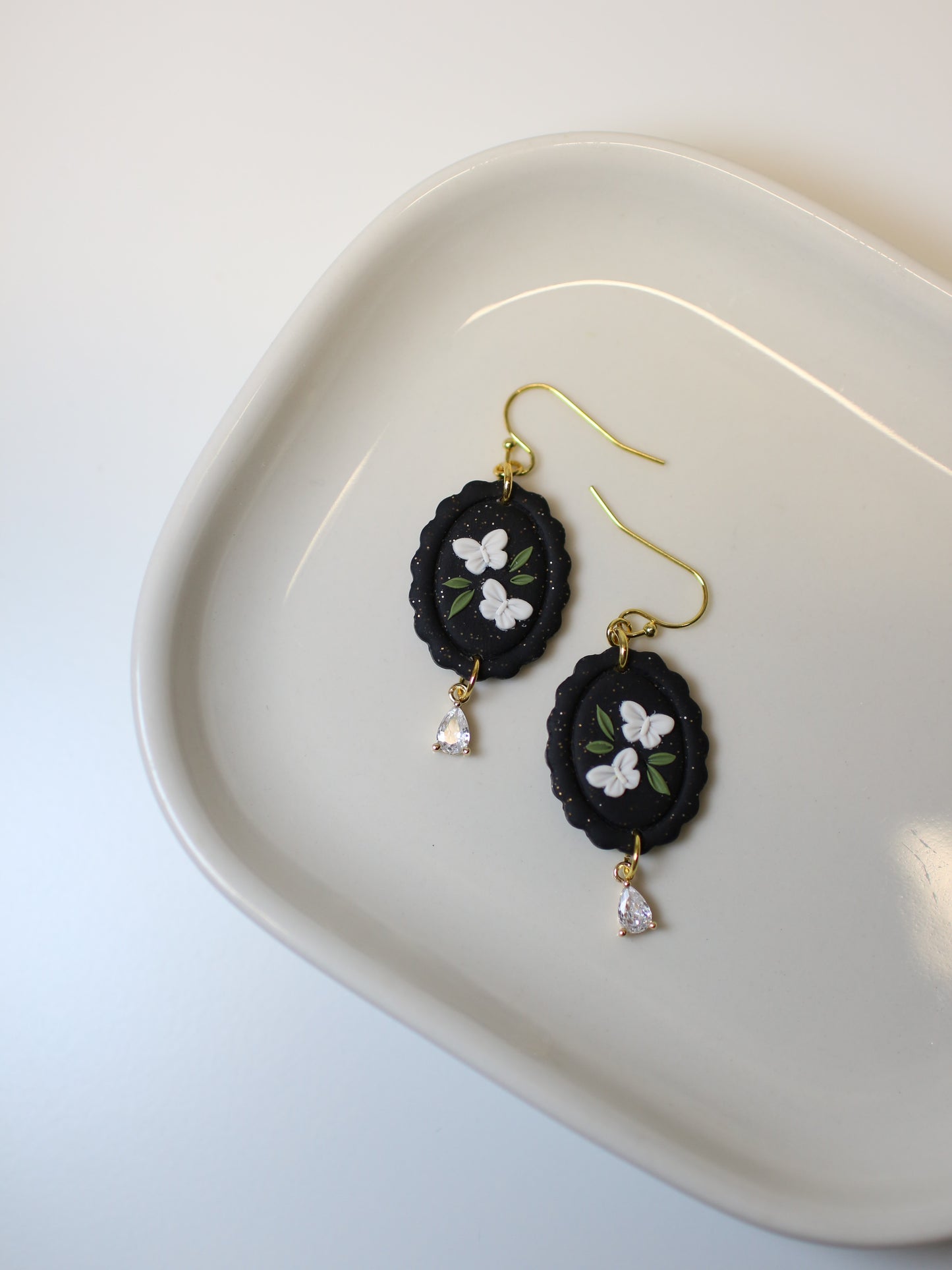 Shimmering Moths - Forestcore Earrings