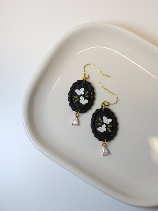 Shimmering Moths - Forestcore Earrings