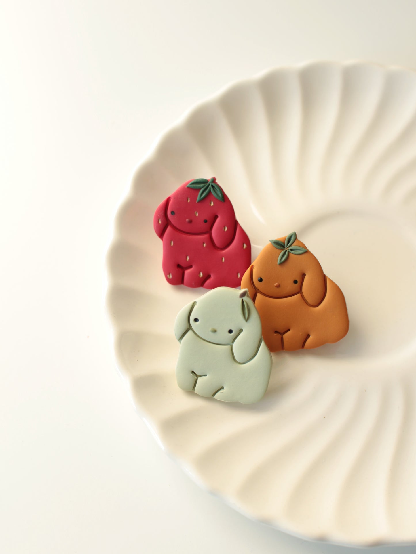 Strawberry Bunny Pin