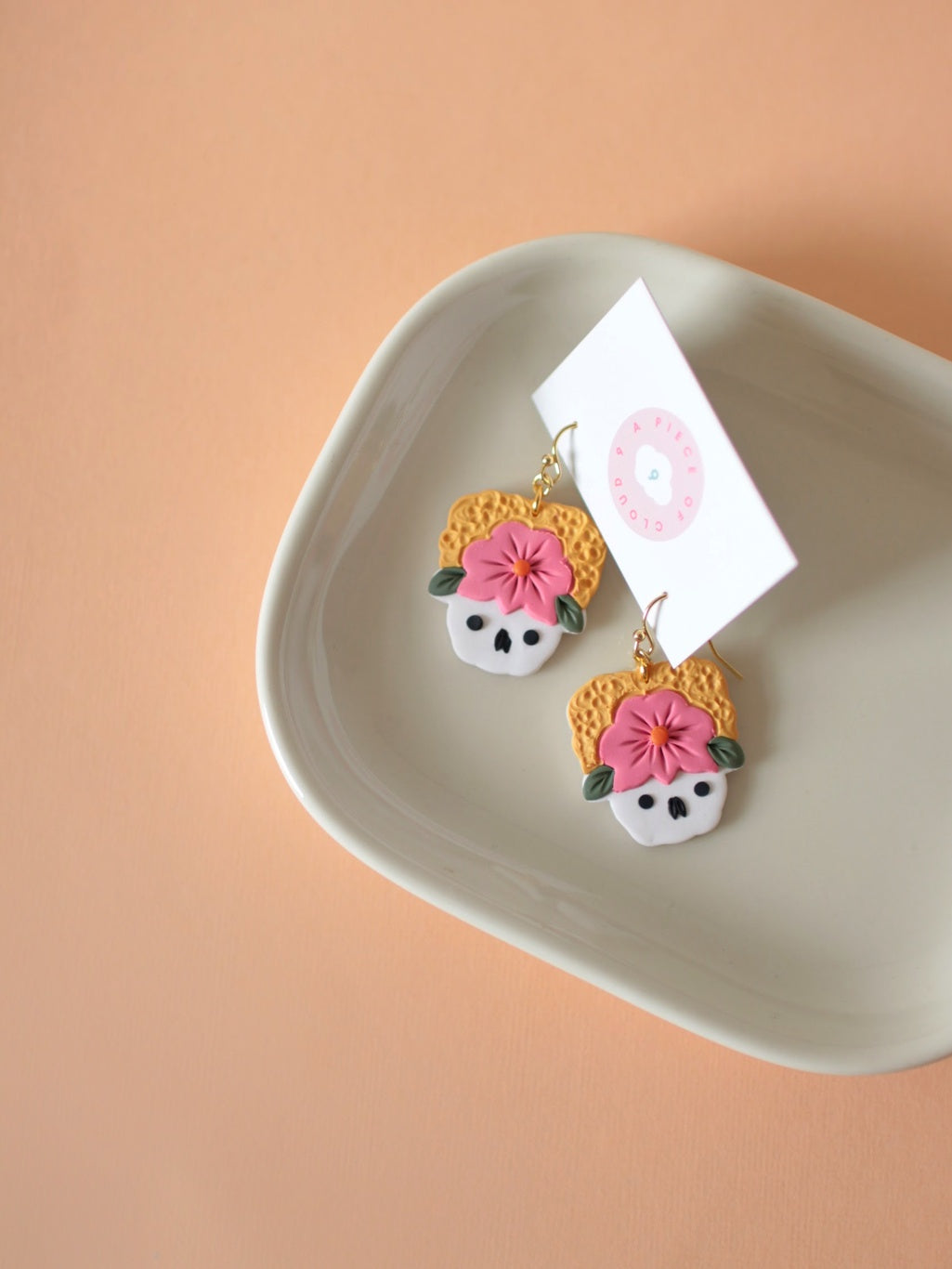 Clavel - Sugar Skull Earrings