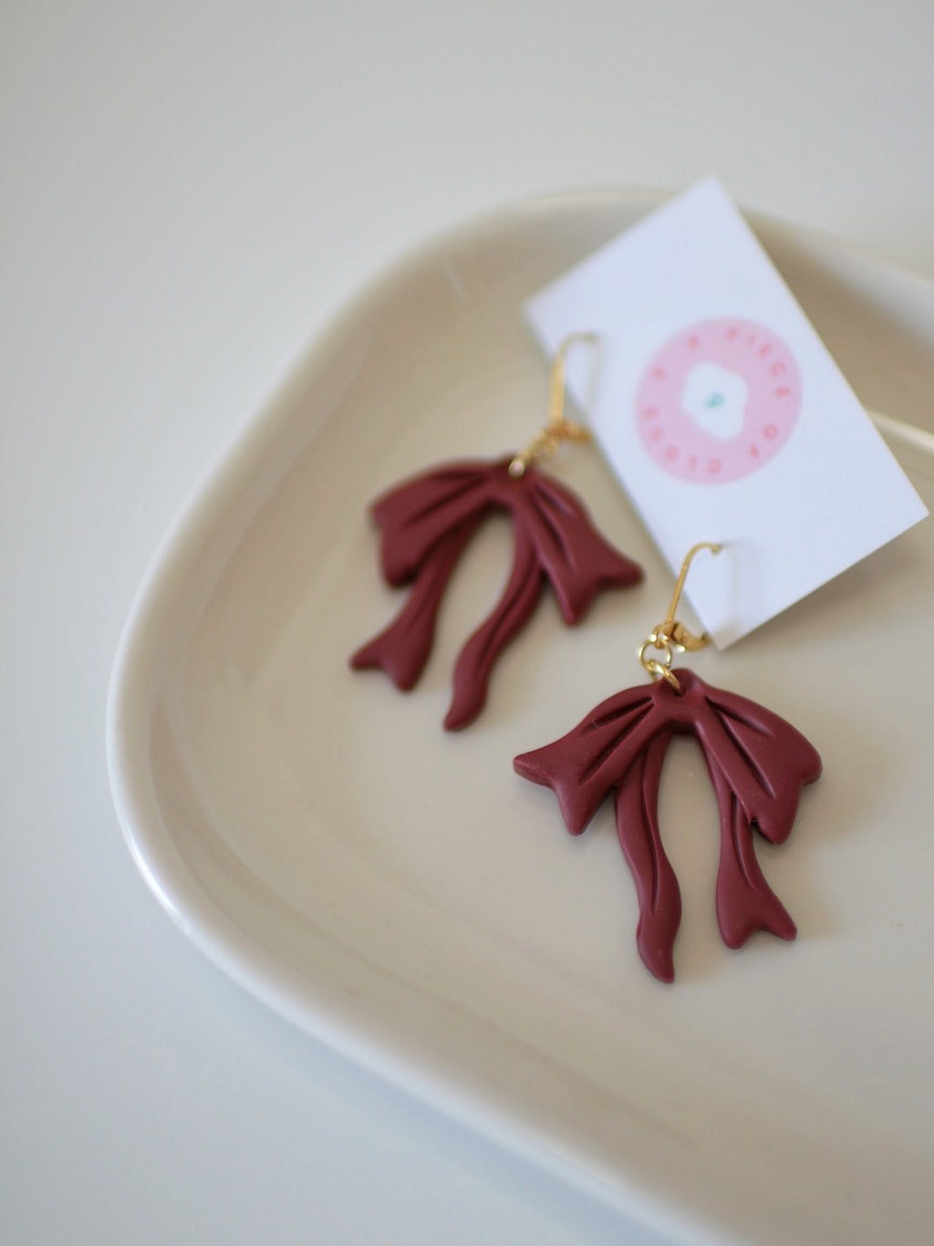 Cozy Ribbons - Bow Earrings