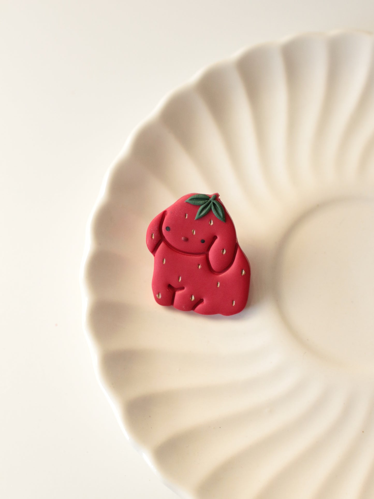 Strawberry Bunny Pin
