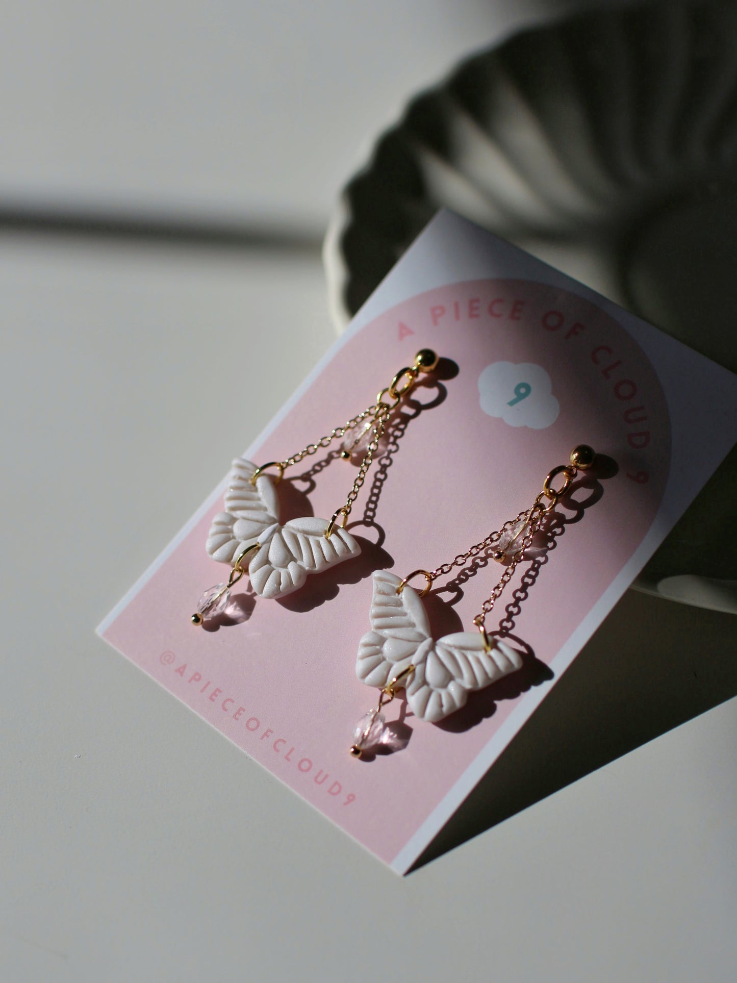 Opal Wings - Whimsical Droplet Earrings