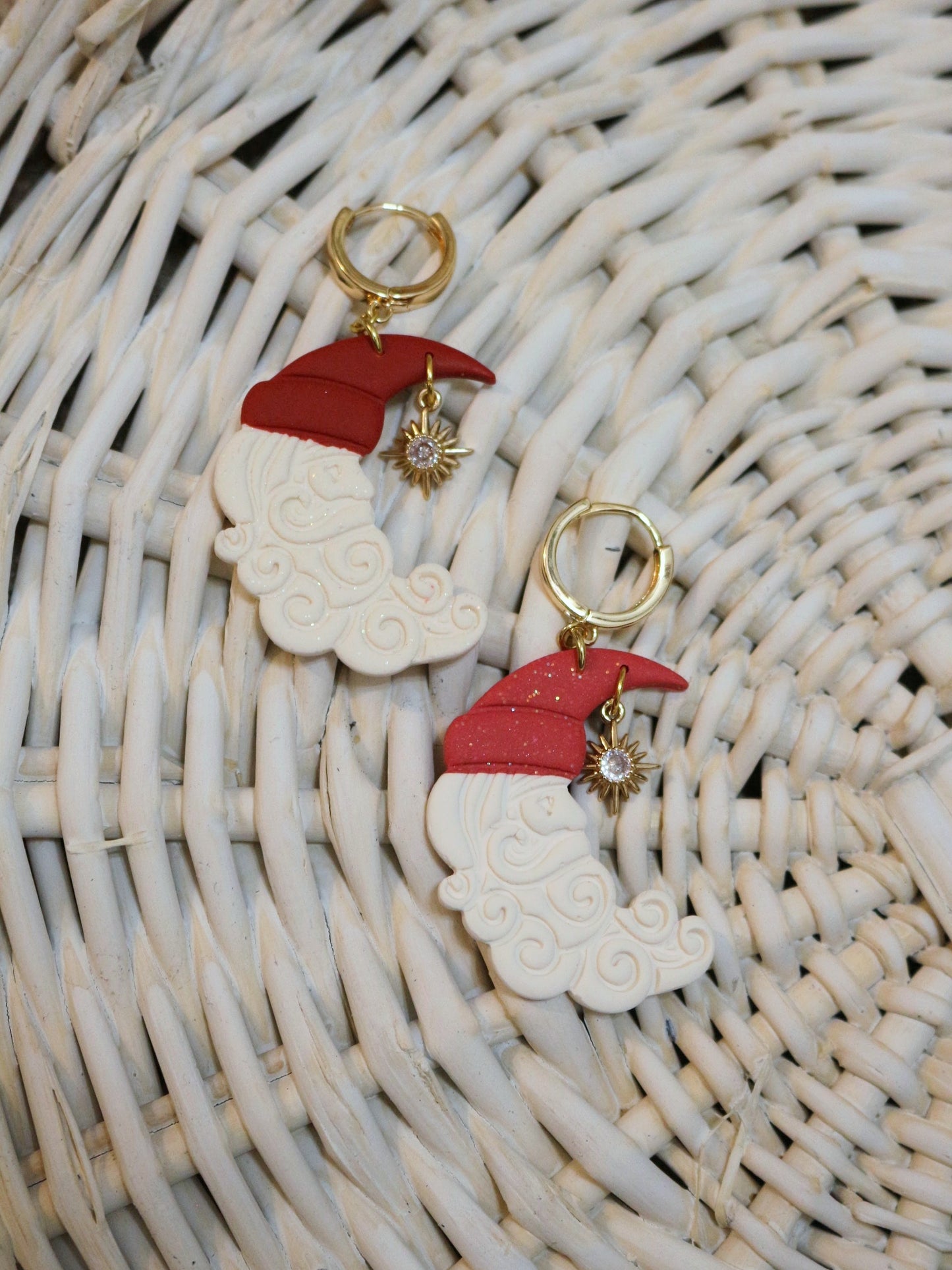 Whimsical Santa Earrings