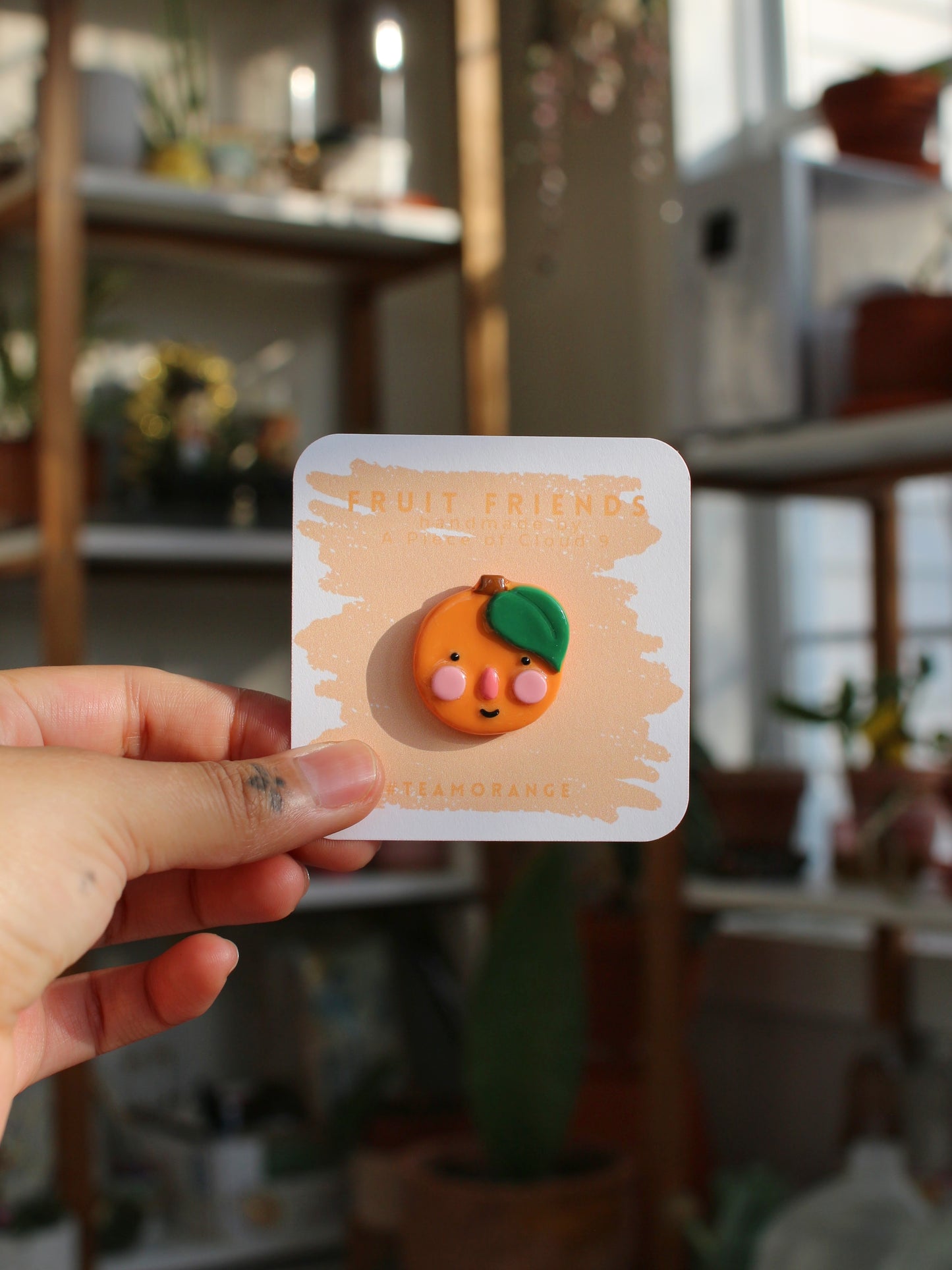 Fruit Friends - Handmade Polymer Clay Pins