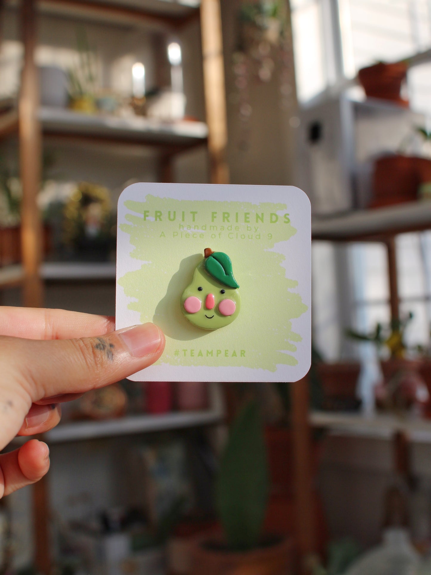 Fruit Friends - Handmade Polymer Clay Pins