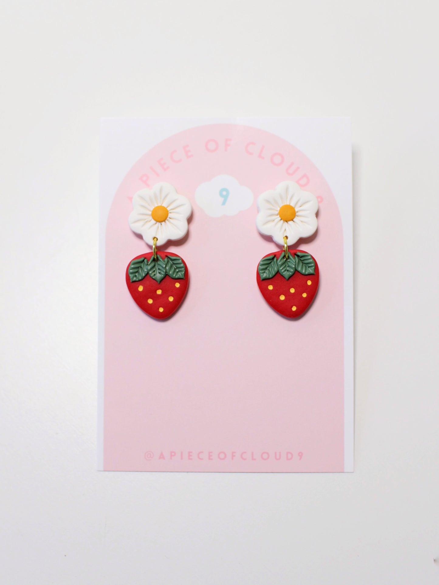 Strawberry Cuties - Strawberry Dangle Earrings